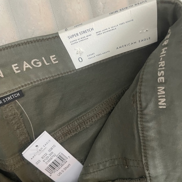 0 Green American Eagle Cargo Skirt - Picture 2 of 3